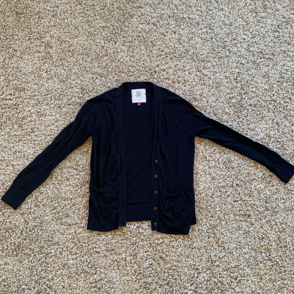 Black Basic Everyday Cardigan